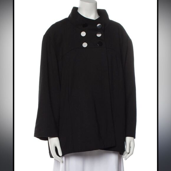 SANDRO Black Swing Jacket Size 1 X - Picture 1 of 9